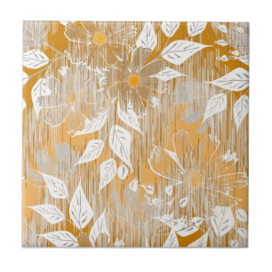 Elegant floral pattern. tile