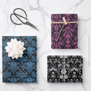 Elegant Floral Patterns Wrapping Paper Sheet