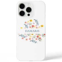 Elegant Floral Personalised Phone Case