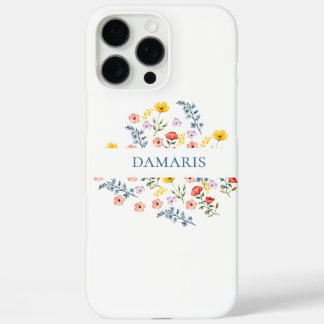 Elegant Floral Personalised Phone Case