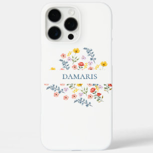 Elegant Floral Personalized Phone Case