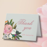 Elegant Floral Photo Link 60th Birthday Party 