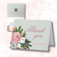 Elegant Floral Photo Link 90th Birthday Party 