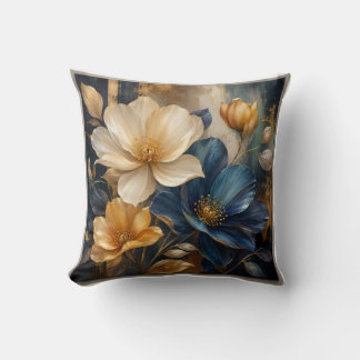 Elegant floral picture cushion
