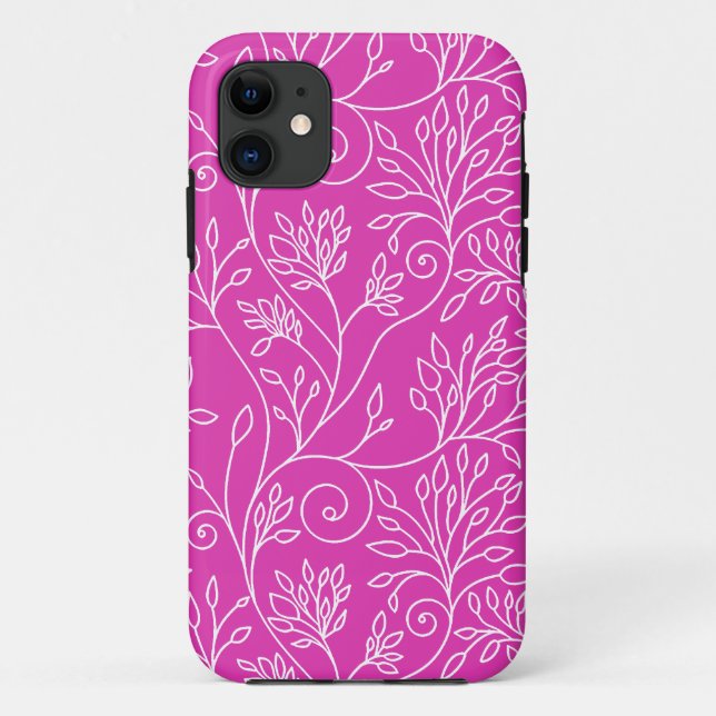 Elegant floral pink iPhone 5 Case (Back)