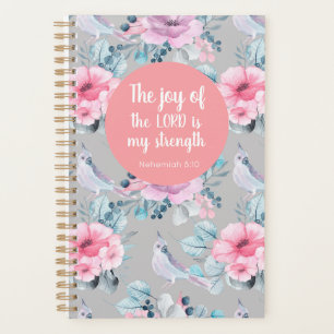 Elegant floral planner