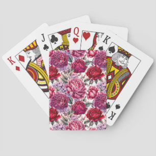 Elegant Floral Playing Cards
