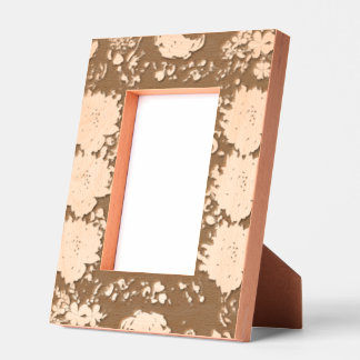 Elegant Floral Portrait Frame – Beautiful Side Flo