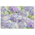 Elegant Floral Purple Hydrangea Pattern Decoupage