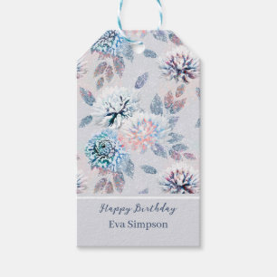 Elegant floral retro pattern.  gift tags