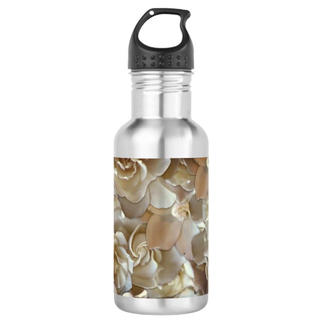 Elegant Floral Rose Petal Pattern  532 Ml Water Bottle (Front)