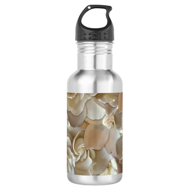 Elegant Floral Rose Petal Pattern  710 Ml Water Bottle (Front)