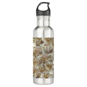 Elegant Floral Rose Petal Pattern  710 Ml Water Bottle