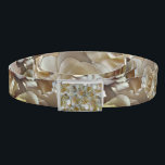 Elegant Floral Rose Petal Pattern     Belt<br><div class="desc">A stunning floral design featuring a seamless pattern of delicate beige and ivory roses. The soft petals create a luxurious and romantic aesthetic, perfect for anyone who loves classic and elegant floral art. This sophisticated design is ideal for gifts, accessories, home décor, and fashion items, adding a timeless charm to...</div>