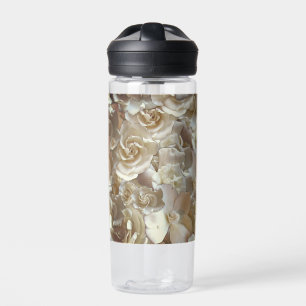 Elegant Floral Rose Petal Pattern  Water Bottle