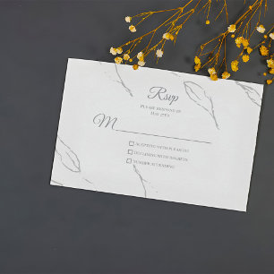 Elegant Floral Rsvp Card