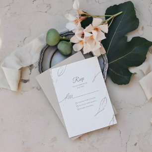 Elegant Floral Rsvp Card