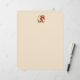 Elegant Floral Salon Shears Logo
