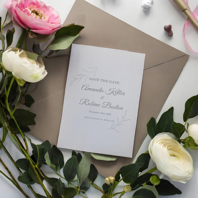 Elegant Floral Save The Date (Creator Uploaded)