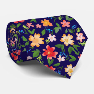 Elegant Floral Spring Design Tie