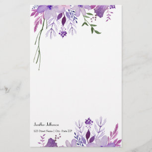 Elegant floral Stationery