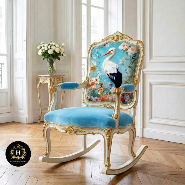 Elegant Floral Stork Decoupage  Tissue Paper (Creator Uploaded)