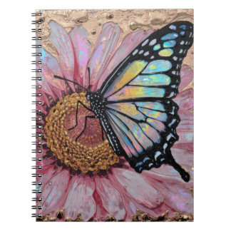Elegant Floral Surface – Textured Flower Beauty Notebook