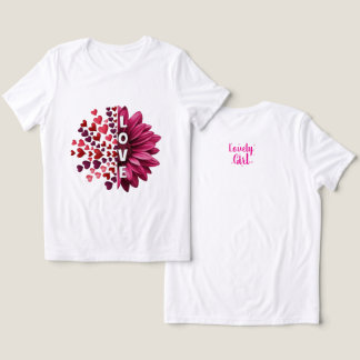 Elegant Floral T-Shirt Tri-Blend Shirt
