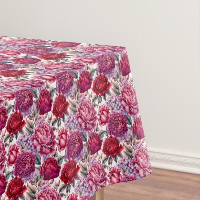 Elegant Floral Tablecloth (In Situ)