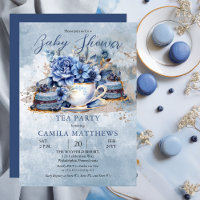 Elegant Floral Teacup Baby Shower