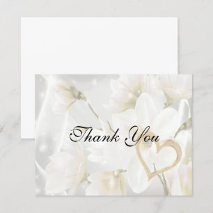 Elegant Floral Thank You Card
