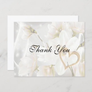 Elegant Floral Thank You Card