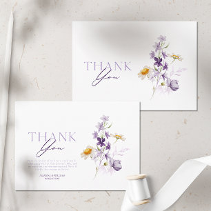 Elegant Floral Thank You Card