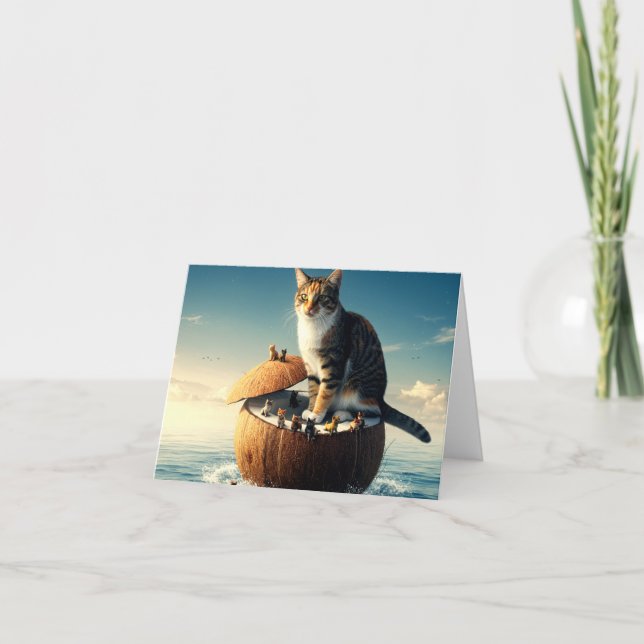 Elegant Floral Thank You Card – Personalised Greet (Front)