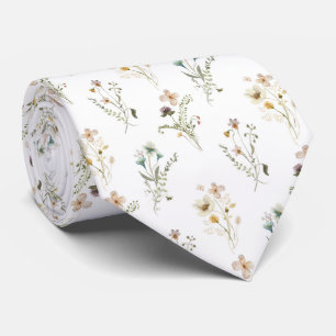 Elegant Floral Tie