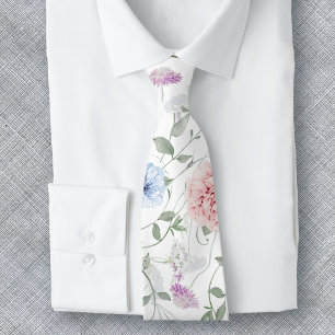Elegant floral tie