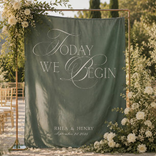 Elegant Floral Vintage Lace Classic Wedding Tapestry