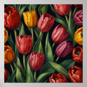 Elegant Floral Wall Art Poster