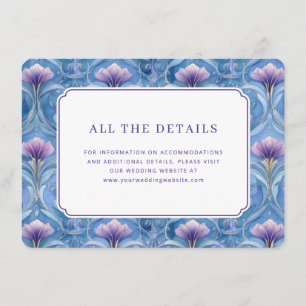 Elegant Floral Wedding Card