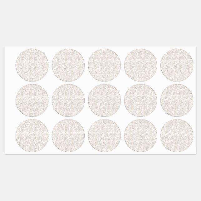 Elegant Floral Wedding Favour Label (Sheet)