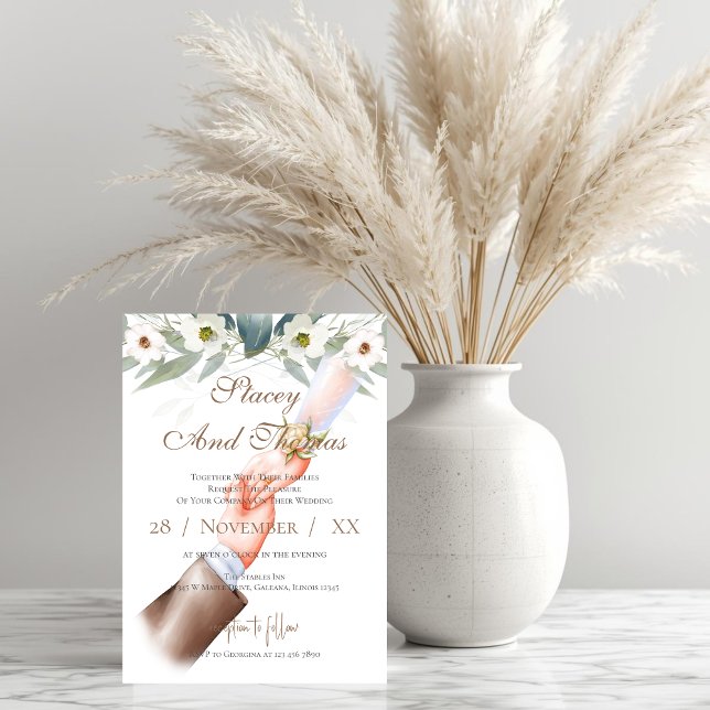 Elegant Floral Wedding Invitation (Creator Uploaded)