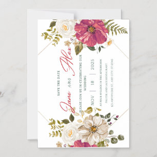 🌸 Elegant Floral Wedding Invitation 🌸