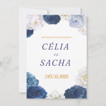 Elegant Floral Wedding Invitation | Romantic Weddi