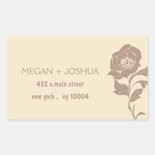 Elegant Floral Wedding Labels -2