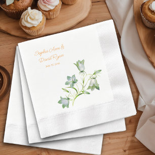 Elegant Floral Wedding  Napkin