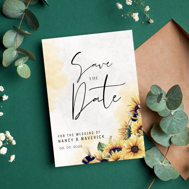 Elegant Floral Wedding Save The Date Post Card (Creator Uploaded)