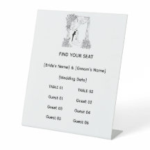 Elegant Floral Wedding Seating Chart