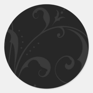 Elegant Floral Wedding Stickers