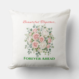 Elegant Floral Wedding Watch Cushion