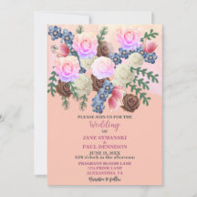 Elegant Floral Wildflower-Boutique-Apricot-Wedding